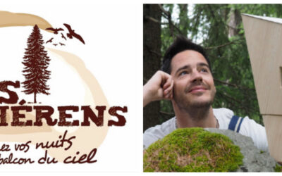 Les „Nids d’Hérens“: hoch in den Lärchenbäumen