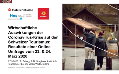 COVID-19: Milliardenverluste im Schweizer Tourismus